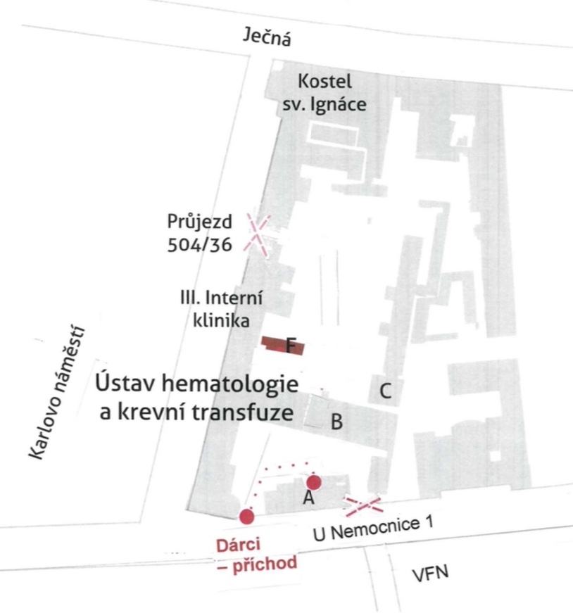 Mapa Odběrového místa k 28.2.2022