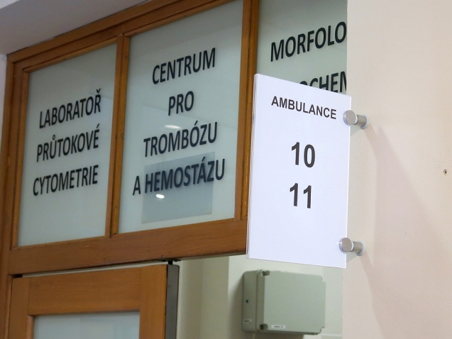 Nové ambulance Centra pro trombózu a hemostázu