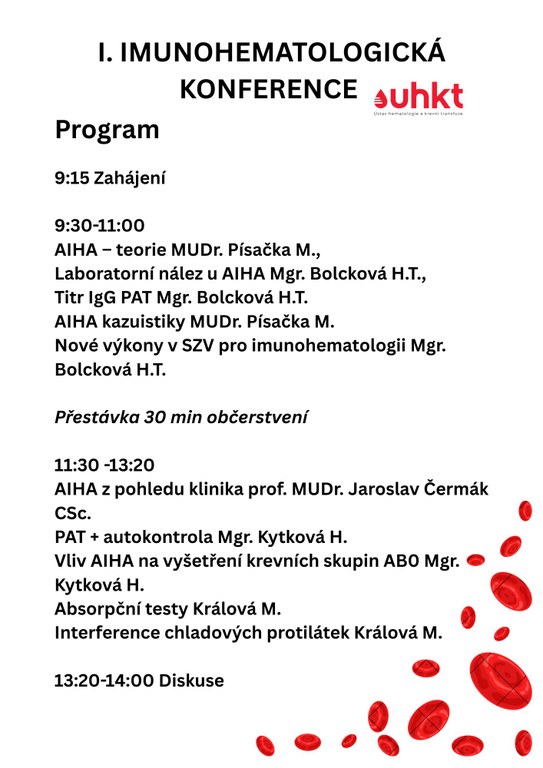 Program I. IH konference UHKT