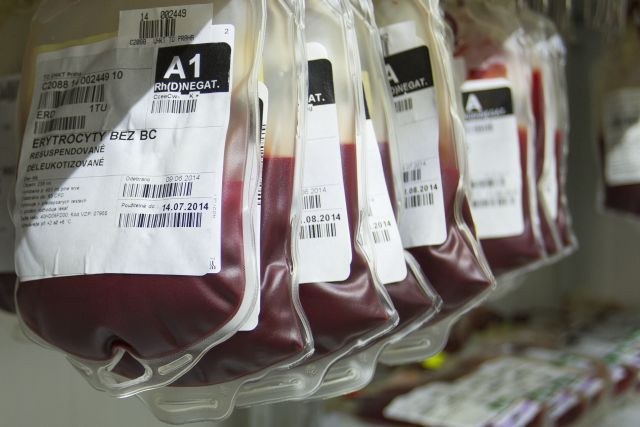 transfuzni pripravky sacek krev